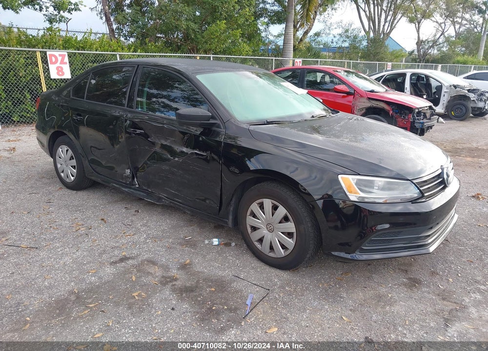2015 VOLKSWAGEN JETTA 2.0L S VIN: 3VW2K7AJXFM267877