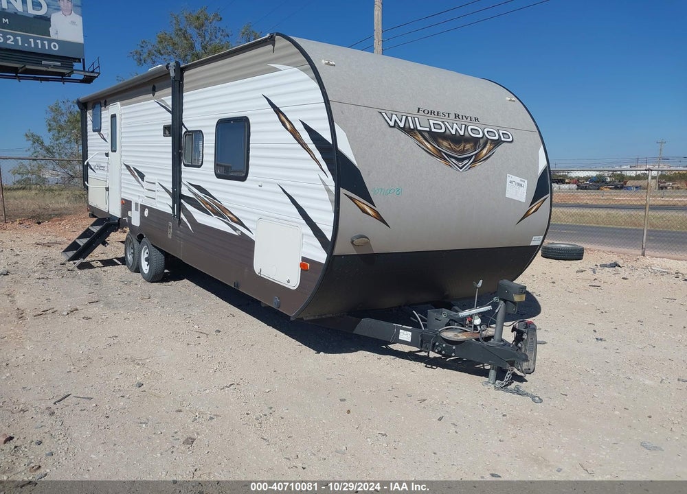 2018 FOREST RIVER WILDWOOD M-27DBK VIN: 4X4TWDC2XJA264087