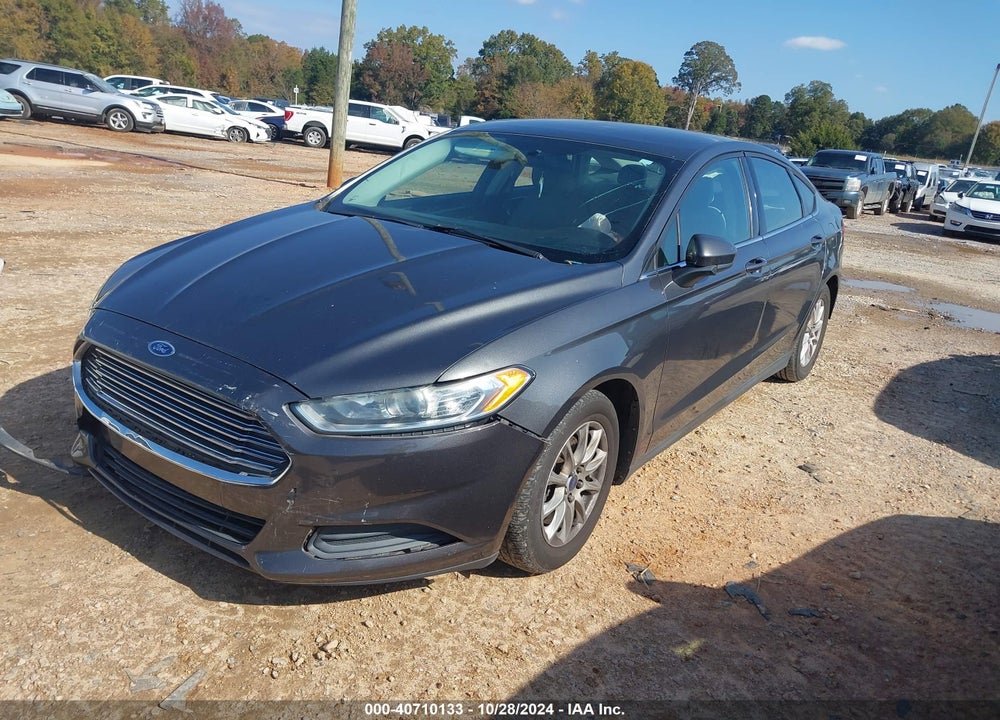 2015 FORD FUSION S VIN: 1FA6P0G79F5129445
