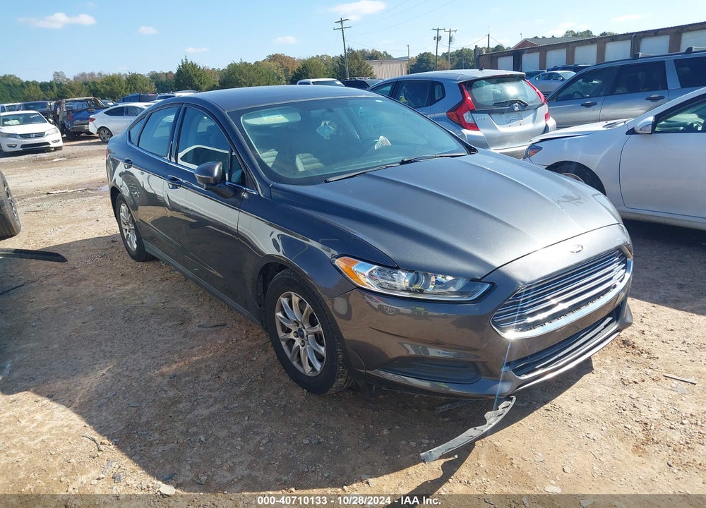 2015 FORD FUSION S VIN: 1FA6P0G79F5129445