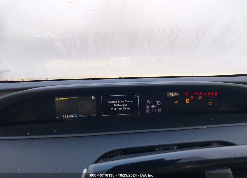 2017 TOYOTA PRIUS THREE VIN: JTDKARFUXH3529471
