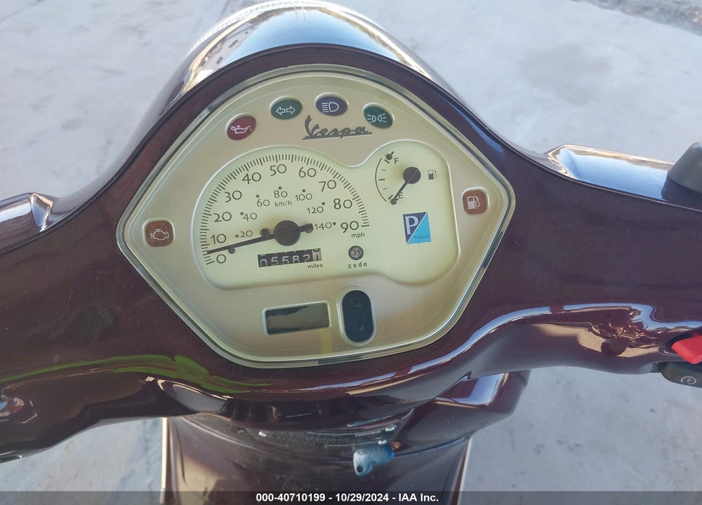 2012 VESPA LX 150IE VIN: ZAPM688F1C5001624