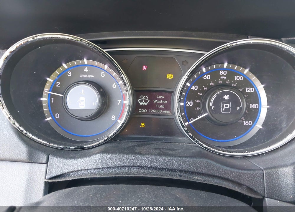 2013 HYUNDAI SONATA GLS VIN: 5NPEB4AC6DH771765