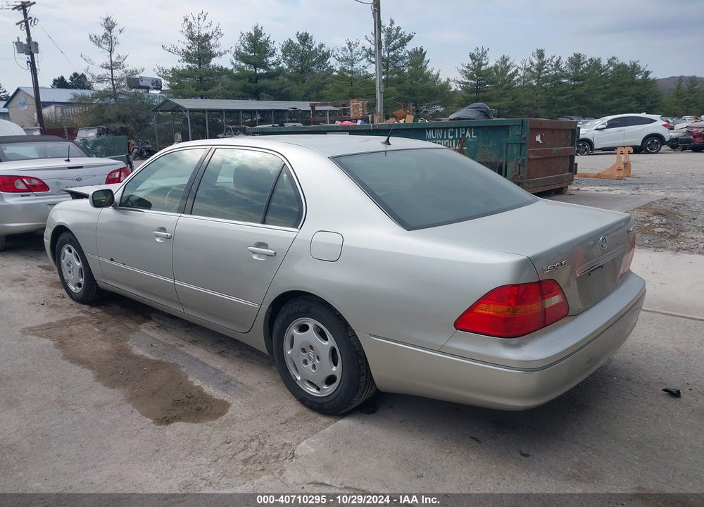 2001 LEXUS LS 430 VIN: JTHBN30F410025371