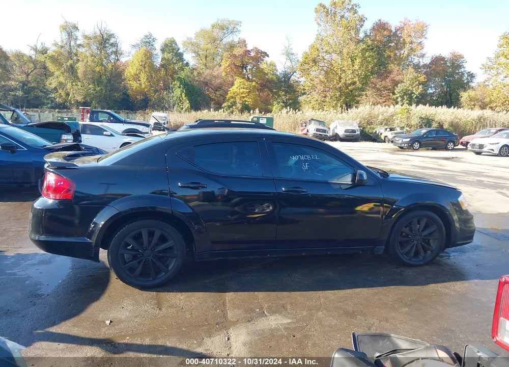 2014 DODGE AVENGER SXT VIN: 1C3CDZCG0EN104758