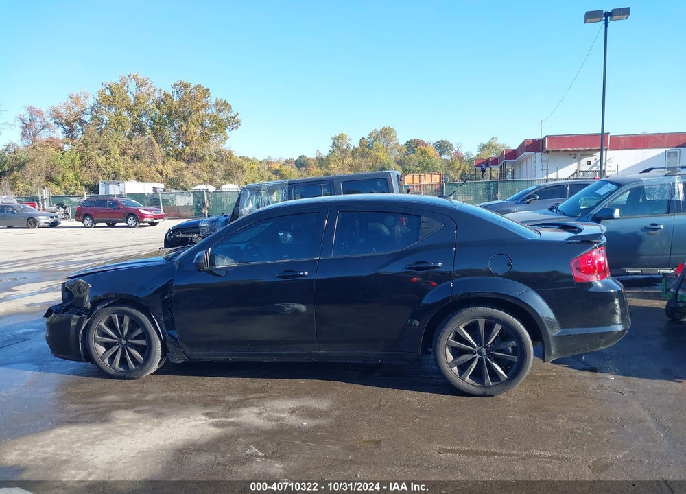 2014 DODGE AVENGER SXT VIN: 1C3CDZCG0EN104758