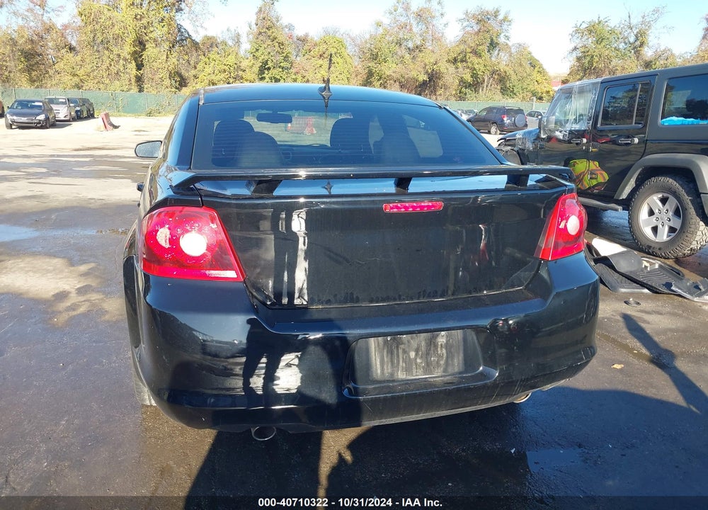 2014 DODGE AVENGER SXT VIN: 1C3CDZCG0EN104758