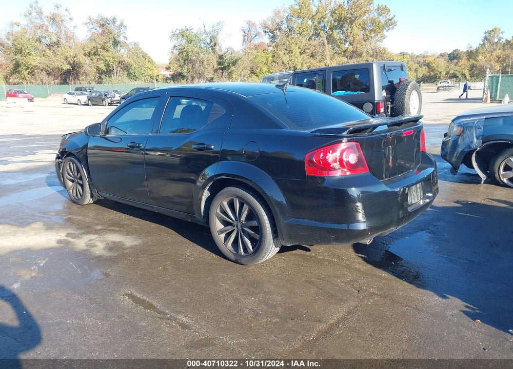 2014 DODGE AVENGER SXT VIN: 1C3CDZCG0EN104758
