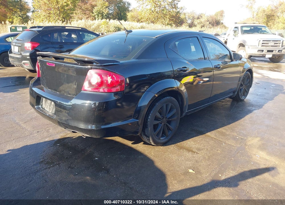 2014 DODGE AVENGER SXT VIN: 1C3CDZCG0EN104758