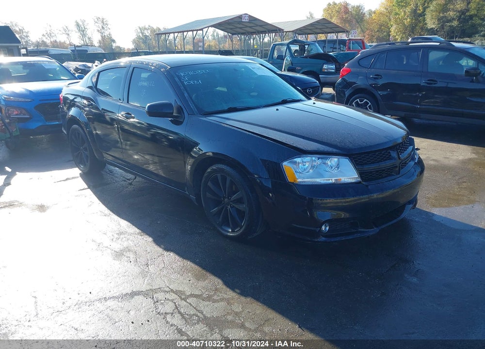 2014 DODGE AVENGER SXT VIN: 1C3CDZCG0EN104758