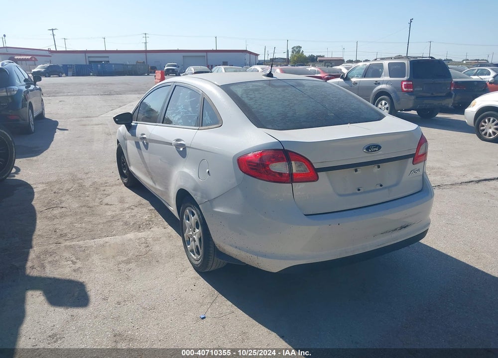2013 FORD FIESTA S VIN: 3FADP4AJXDM227376