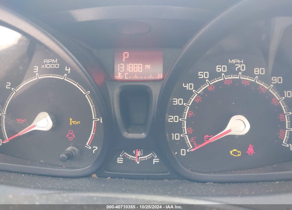 2013 FORD FIESTA S VIN: 3FADP4AJXDM227376