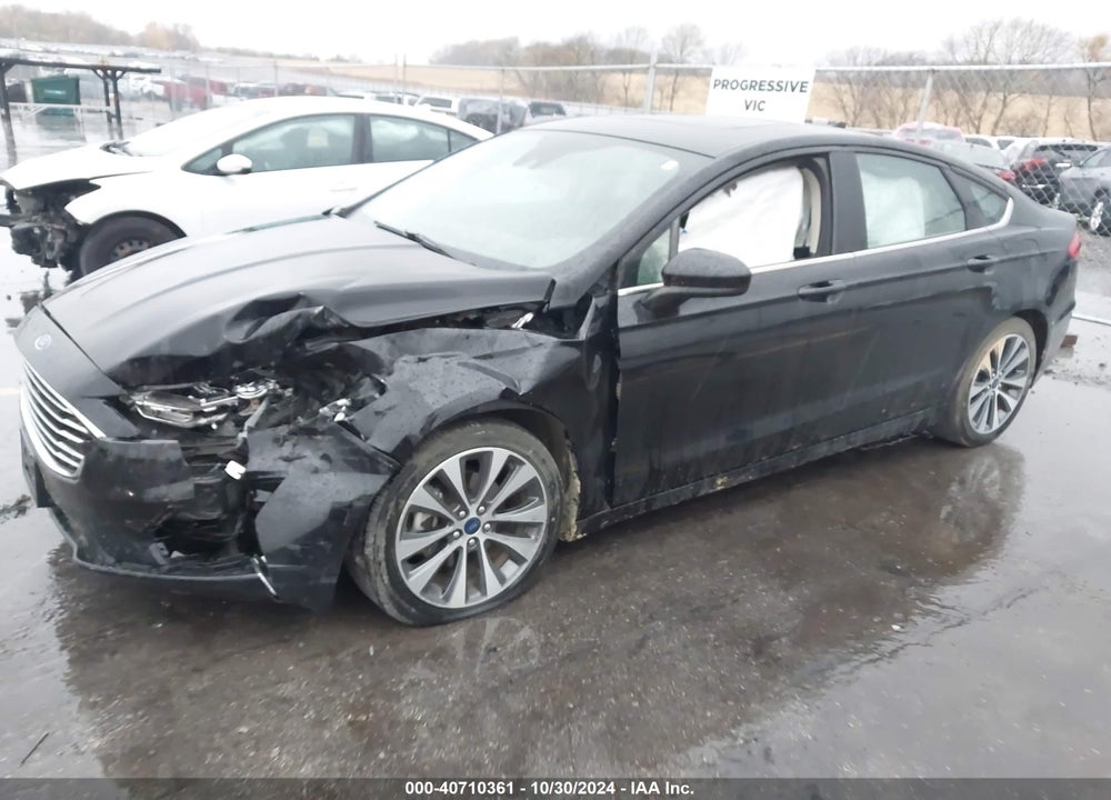 2019 FORD FUSION SE VIN: 3FA6P0T97KR269539