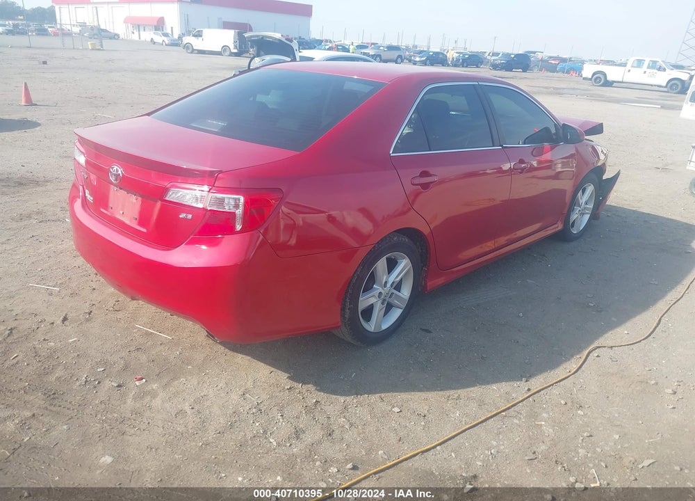 2012 TOYOTA CAMRY SE VIN: 4T1BF1FK8CU604412