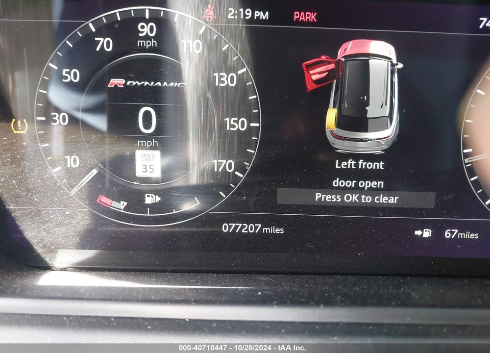 2018 LAND ROVER RANGE ROVER VELAR P380 SE R-DYNAMIC VIN: SALYL2RV7JA716404