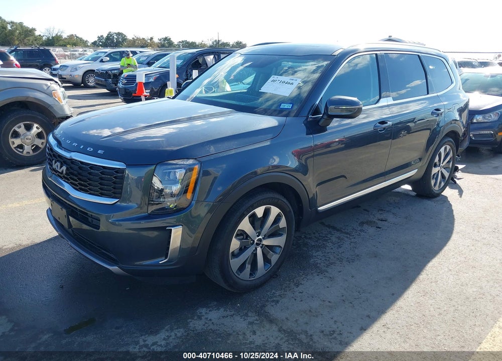 2022 KIA TELLURIDE EX VIN: 5XYP3DHC3NG317817