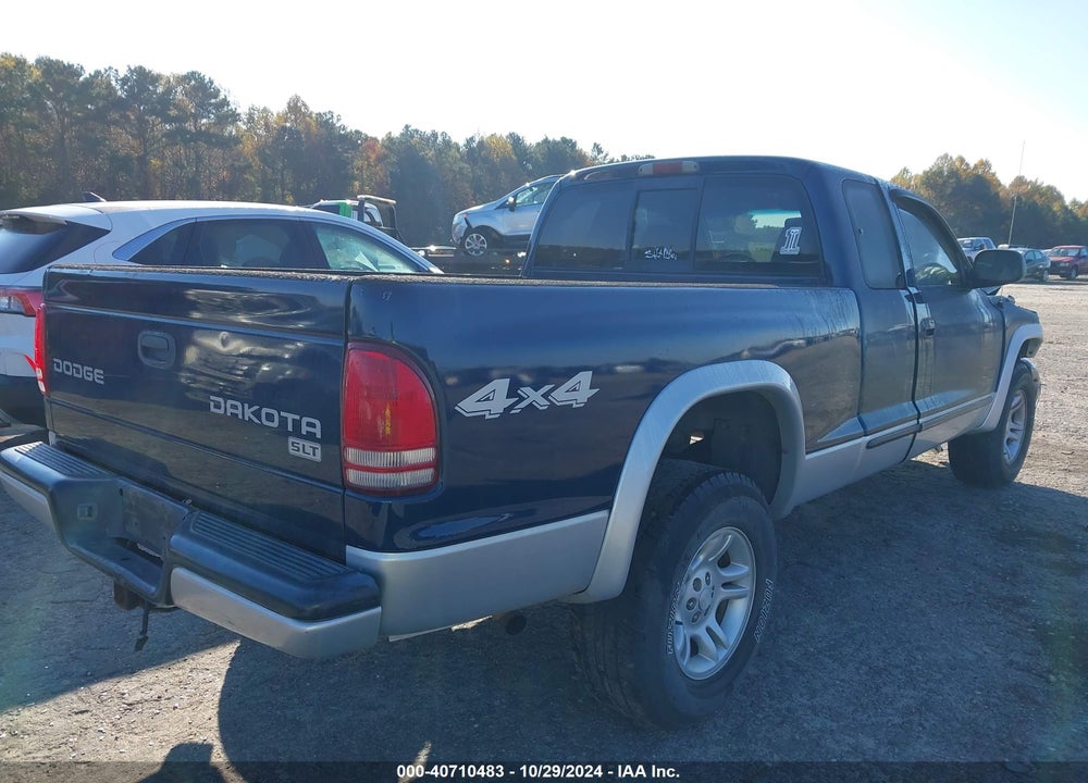 2003 DODGE DAKOTA SLT VIN: 1D7HG42X43S124612