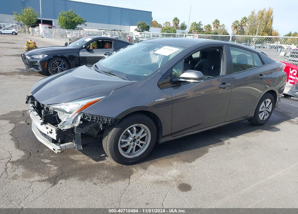 2018 TOYOTA PRIUS TWO VIN: JTDKBRFU5J3602376
