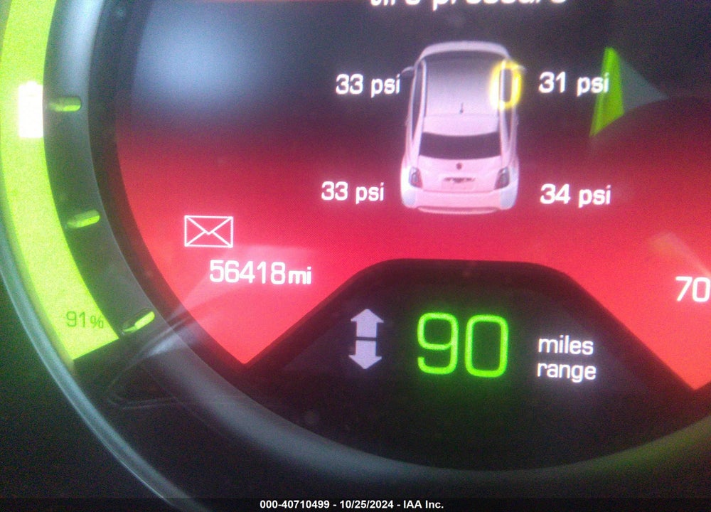 2015 FIAT 500E BATTERY ELECTRIC VIN: 3C3CFFGE6FT709645