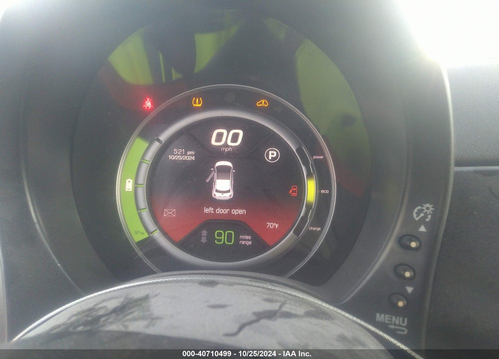 2015 FIAT 500E BATTERY ELECTRIC VIN: 3C3CFFGE6FT709645