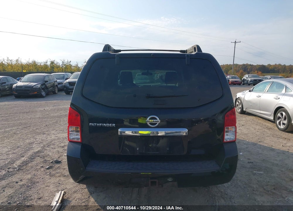 2010 NISSAN PATHFINDER S VIN: 5N1AR1NB0AC616660