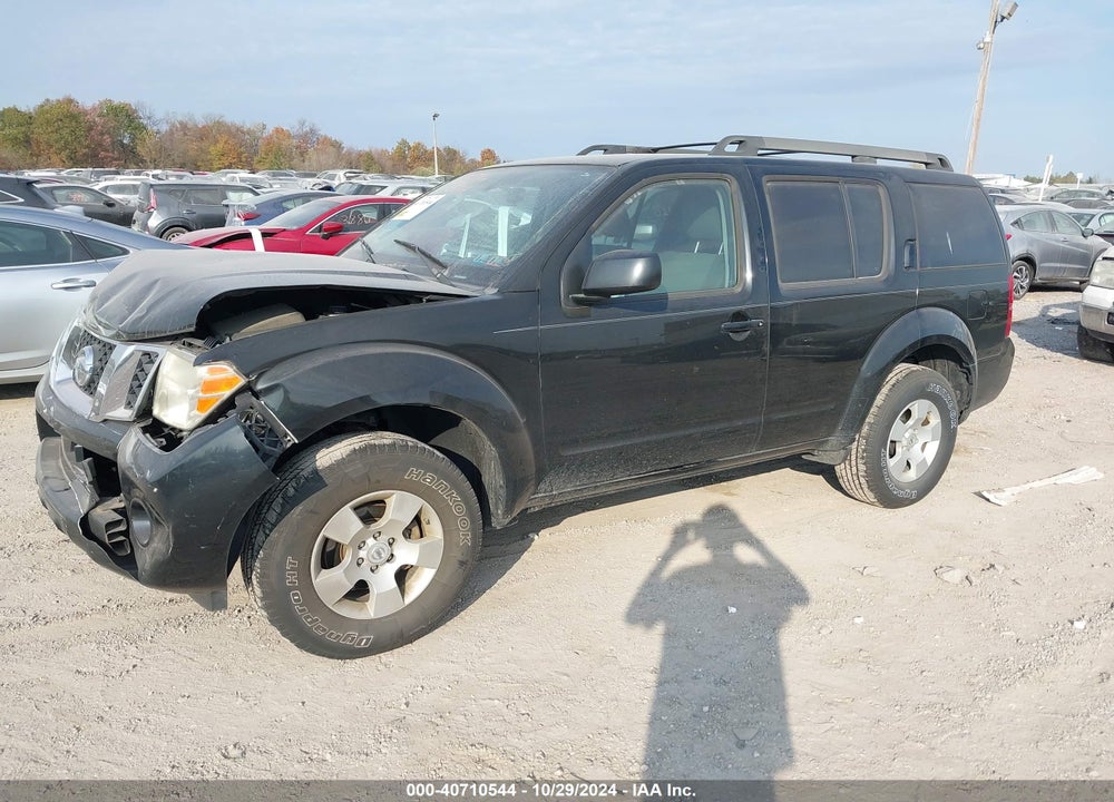 2010 NISSAN PATHFINDER S VIN: 5N1AR1NB0AC616660