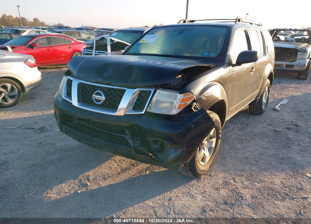 2010 NISSAN PATHFINDER S VIN: 5N1AR1NB0AC616660