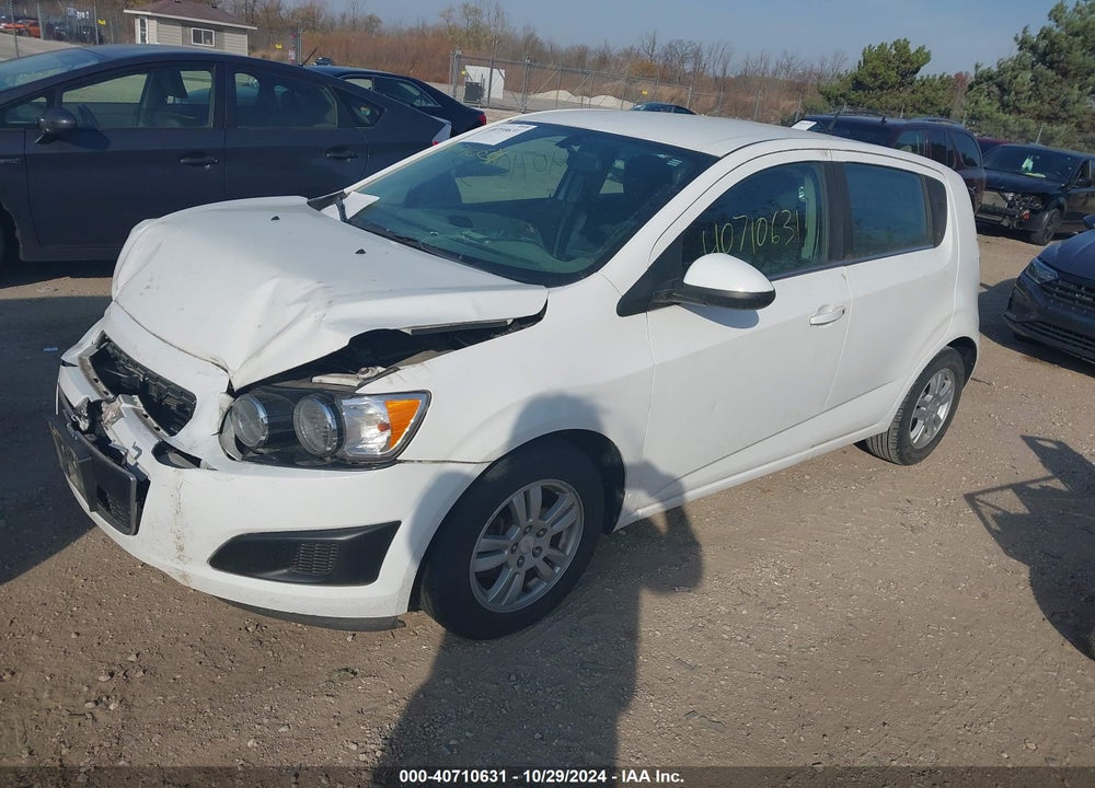 2014 CHEVROLET SONIC LT AUTO VIN: 1G1JC6SH5E4165911