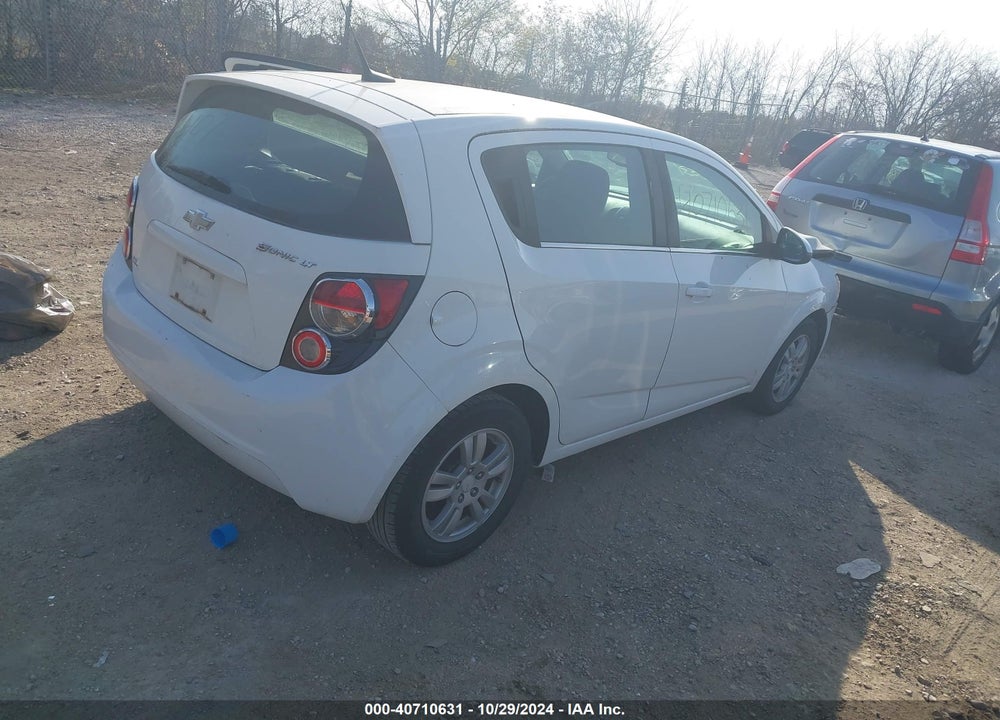 2014 CHEVROLET SONIC LT AUTO VIN: 1G1JC6SH5E4165911