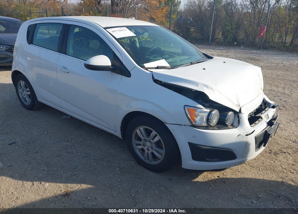 2014 CHEVROLET SONIC LT AUTO VIN: 1G1JC6SH5E4165911