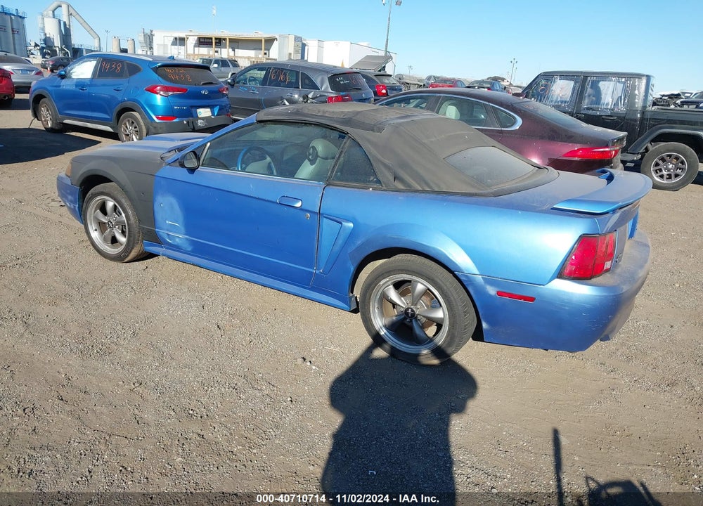 2003 FORD MUSTANG GT VIN: 1FAFP45X83F368629