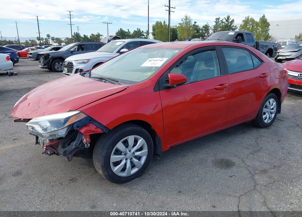 2016 TOYOTA COROLLA LE VIN: 5YFBURHE8GP515314