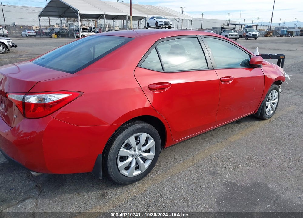 2016 TOYOTA COROLLA LE VIN: 5YFBURHE8GP515314
