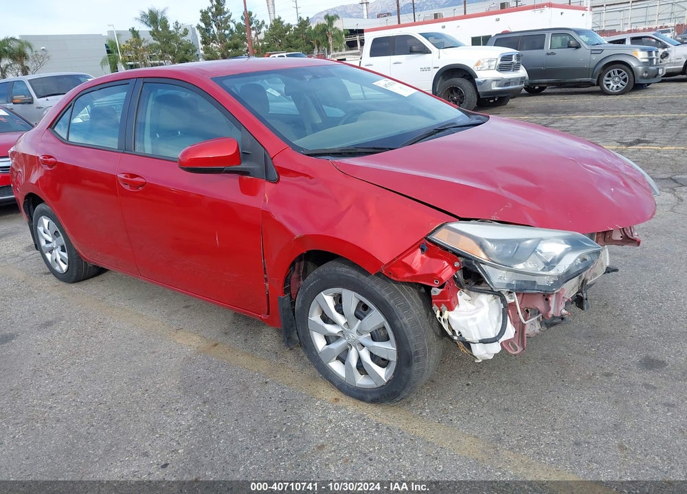 2016 TOYOTA COROLLA LE VIN: 5YFBURHE8GP515314