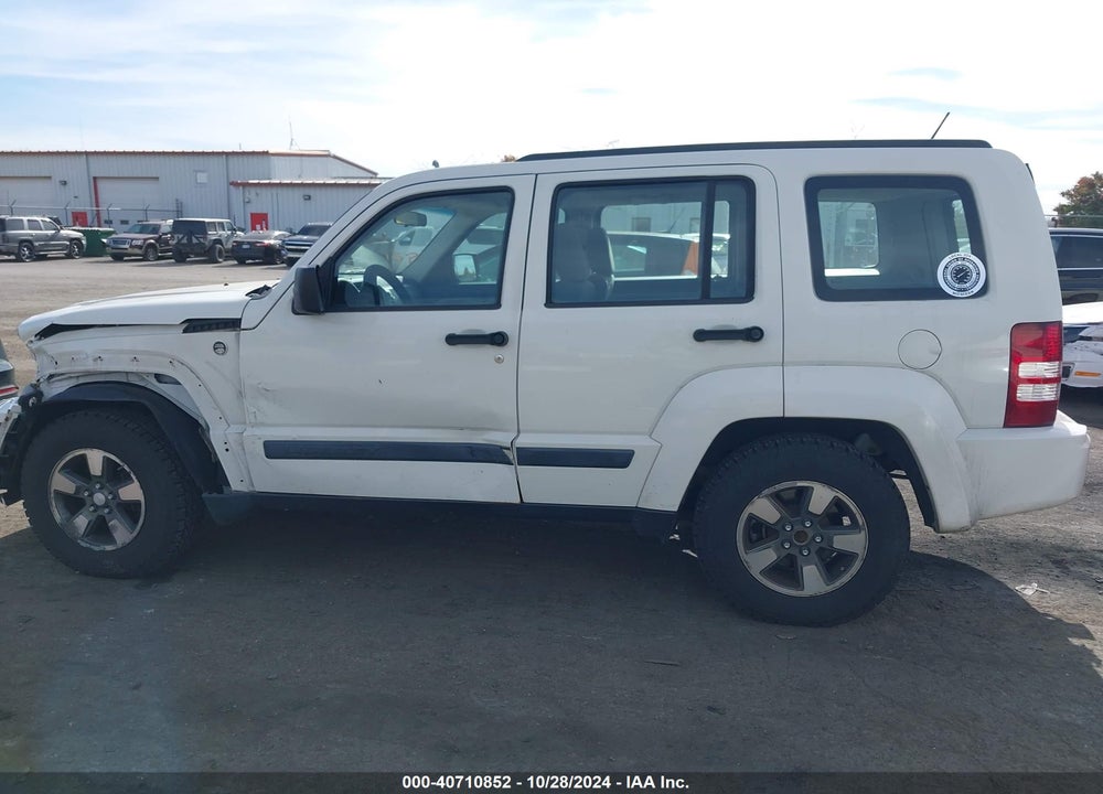 2008 JEEP LIBERTY SPORT VIN: 1J8GN28K08W279663