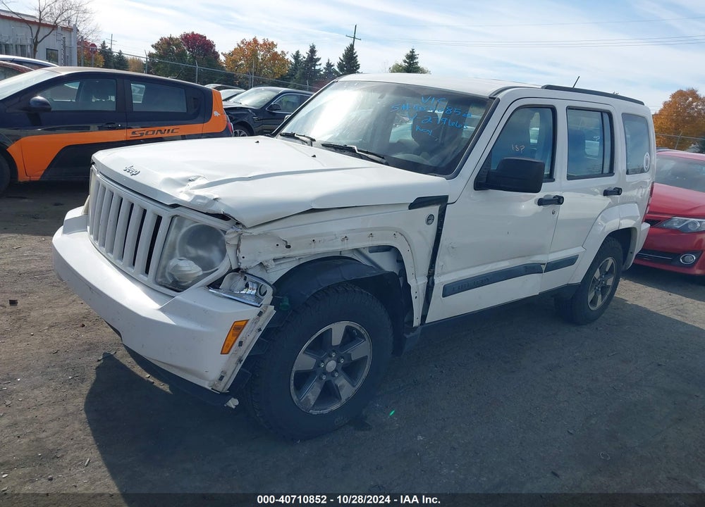 2008 JEEP LIBERTY SPORT VIN: 1J8GN28K08W279663