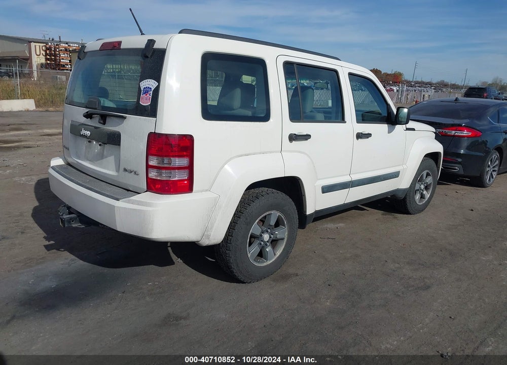 2008 JEEP LIBERTY SPORT VIN: 1J8GN28K08W279663