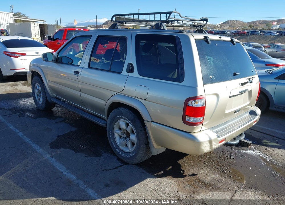 2001 NISSAN PATHFINDER LE VIN: JN8DR09Y41W608025
