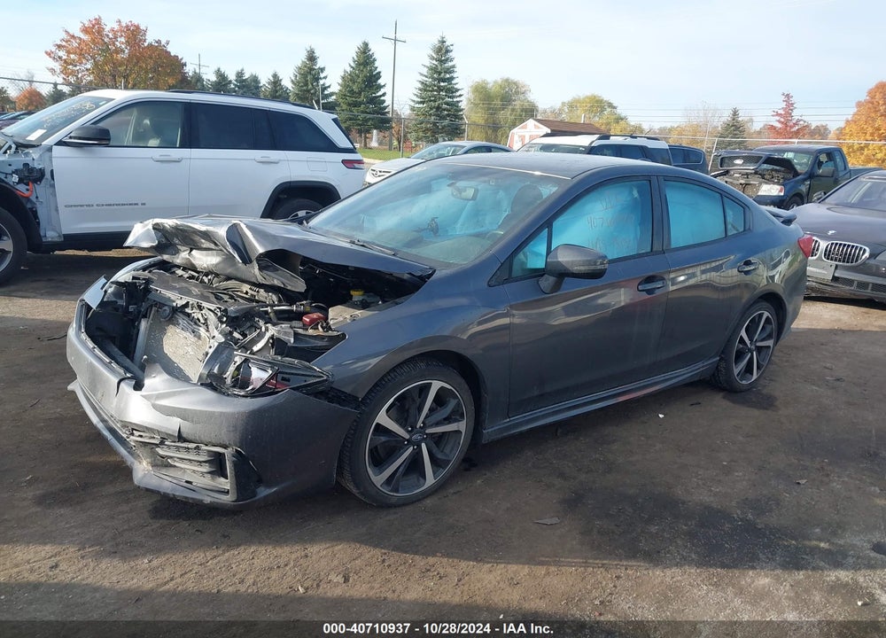 2020 SUBARU IMPREZA SPORT VIN: 4S3GKAL65L3601227