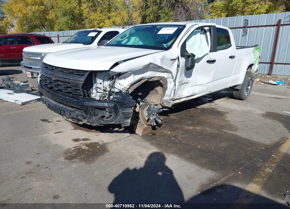 2021 CHEVROLET COLORADO 4WD LONG BOX Z71 VIN: 1GCPTDE16M1200475