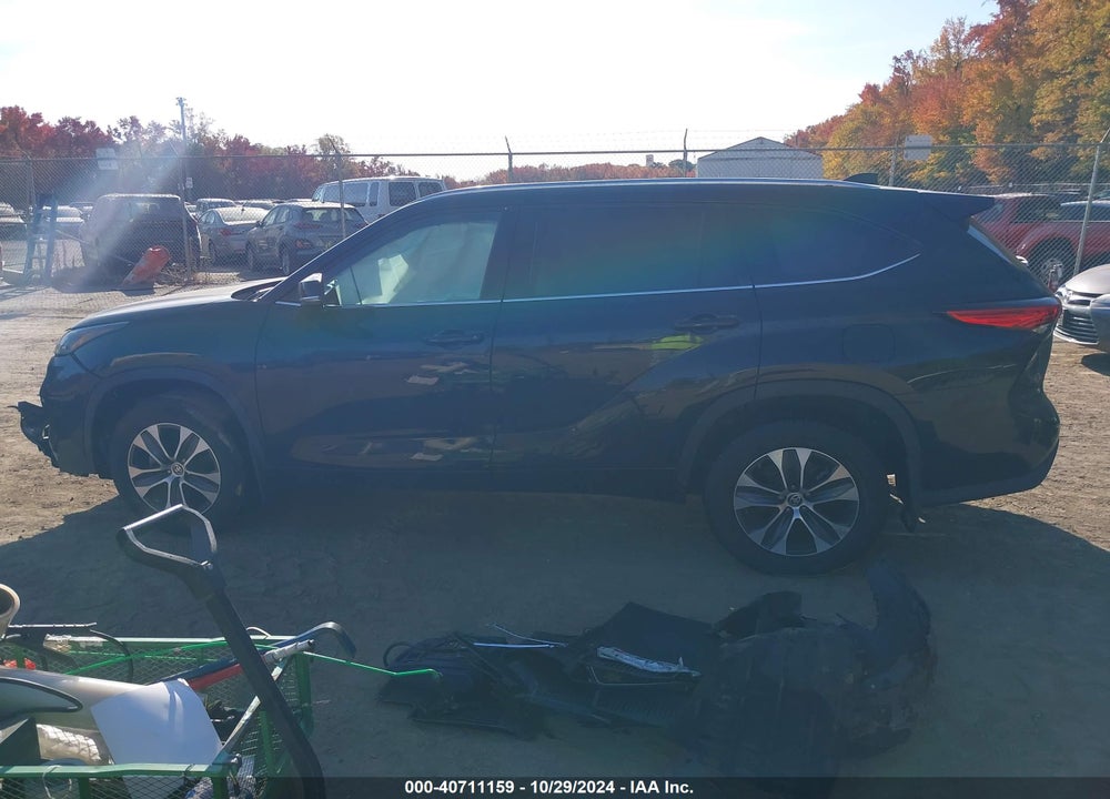 2021 TOYOTA HIGHLANDER XLE VIN: 5TDGZRBH8MS058260