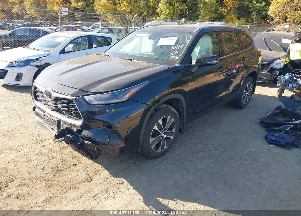 2021 TOYOTA HIGHLANDER XLE VIN: 5TDGZRBH8MS058260
