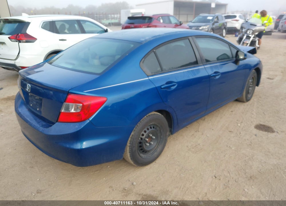 2012 HONDA CIVIC SDN LX VIN: 19XFB2F59CE058042