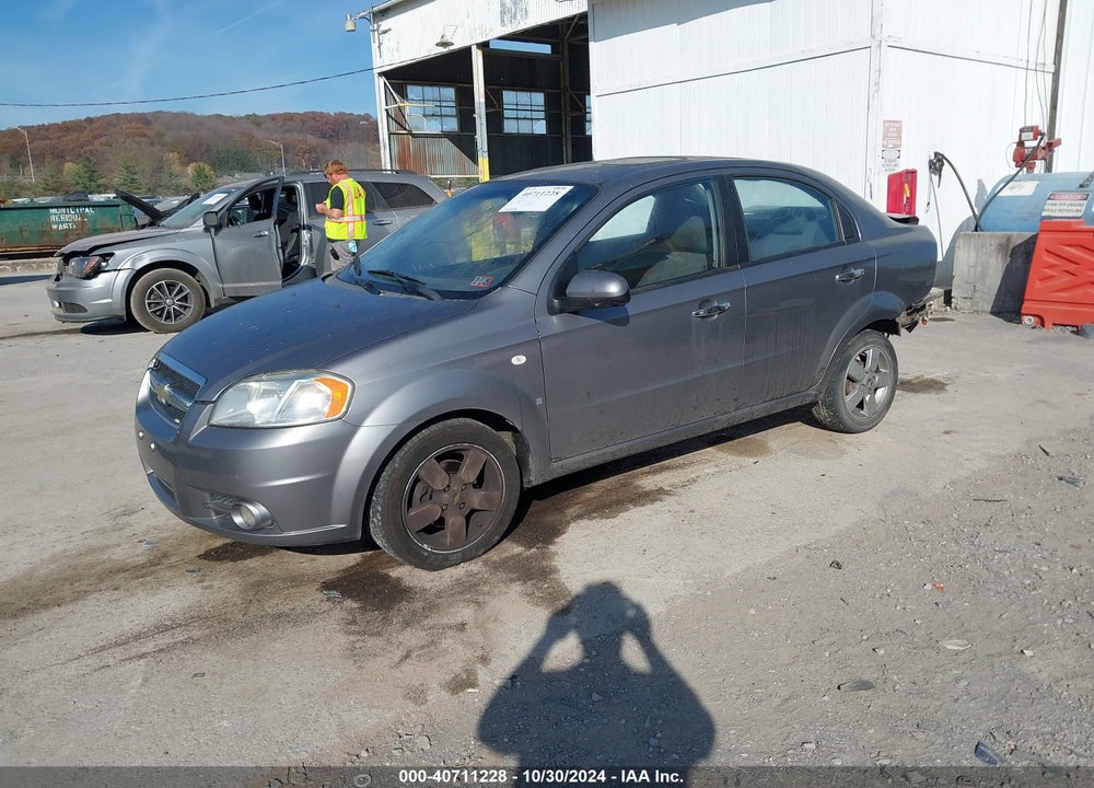 2008 CHEVROLET AVEO LT VIN: KL1TG56668B101584