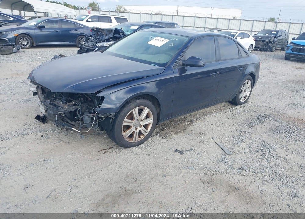2010 AUDI A4 2.0T PREMIUM VIN: WAUBFAFL3AN024521