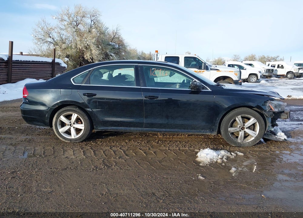 2013 VOLKSWAGEN PASSAT VIN: 1VWBP7A34DC012921