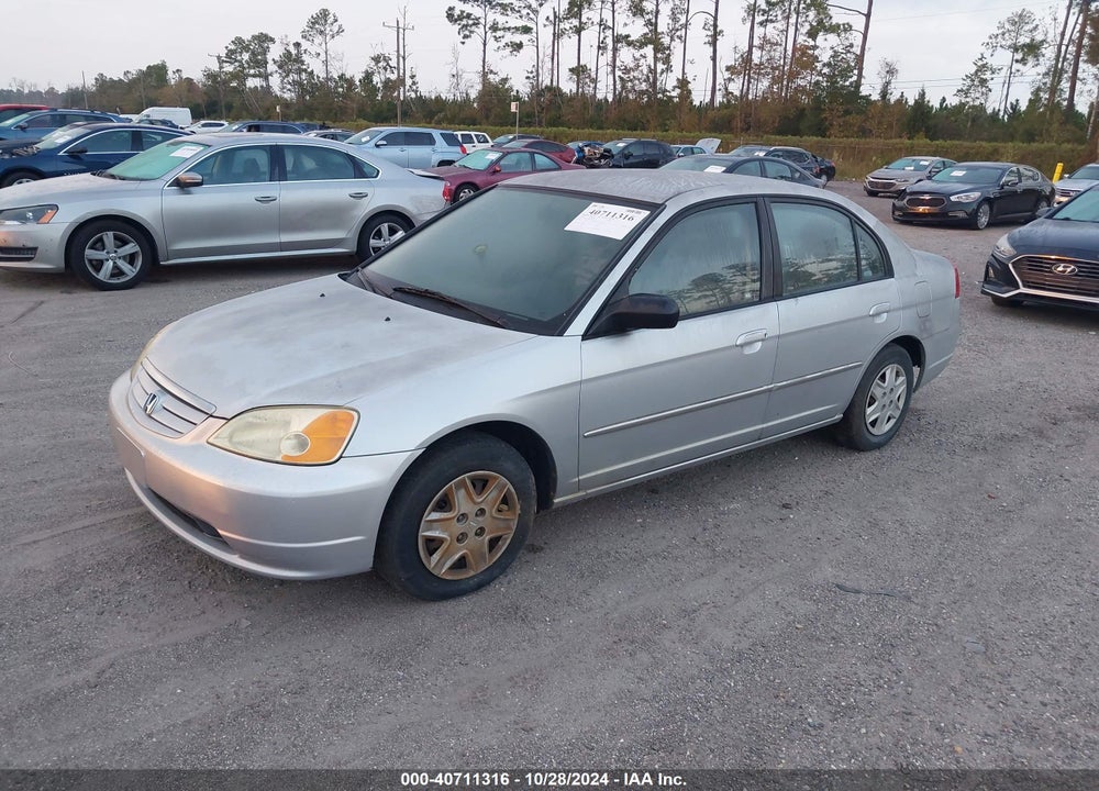 2003 HONDA CIVIC LX VIN: 2HGES15583H576673
