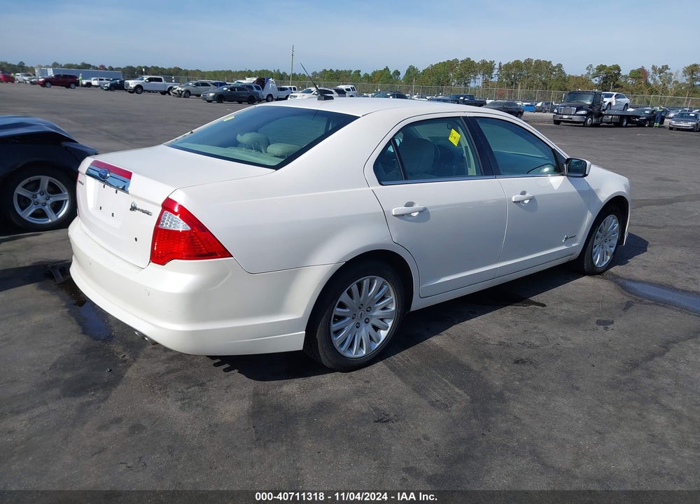 2010 FORD FUSION HYBRID VIN: 3FADP0L38AR189345