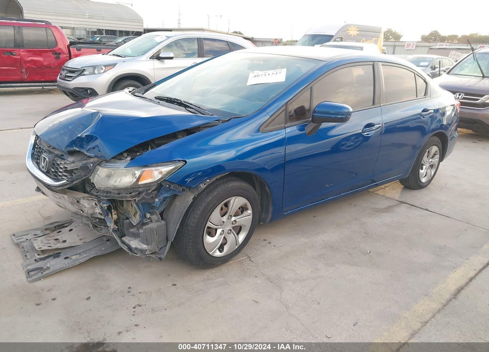 2014 HONDA CIVIC LX VIN: 2HGFB2F53EH506509