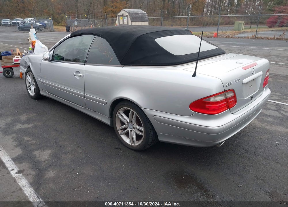 2003 MERCEDES-BENZ CLK 320 VIN: WDBLK65G93T142509